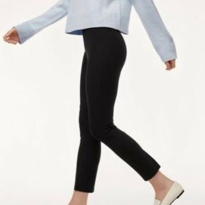 Babaton Aritzia Black Pull On Stretch Trouser Pants, Medium
